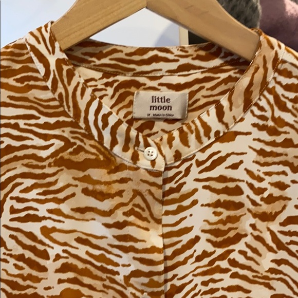 Animal print button up shirt - Bronze - Picture 2 of 2